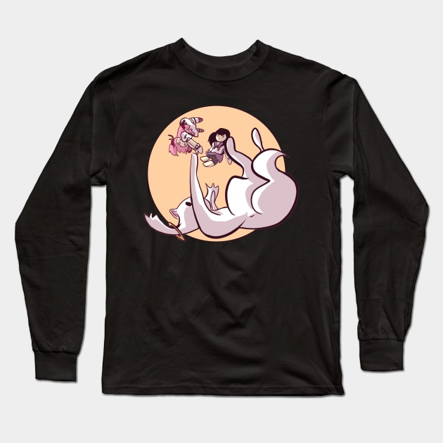 kyubey Long Sleeve T-Shirt by inkpocket